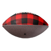 Ballon De Foot Buffalo Check Rouge et Noir Lumberjack Plaid Decor (Tourné à 270°)