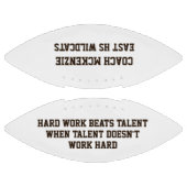 Ballon De Foot Cadeau d'entraîneur de football : Nom et devis Foo (Panneaux)