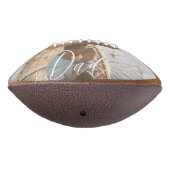 Ballon De Foot Cadeau pour papa | Clé Script Calligraphy Keepsaké (Tourné à 270°)