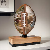 Ballon De Foot Cadeau pour papa | Clé Script Calligraphy Keepsaké