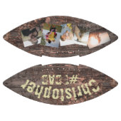 Ballon De Foot Cadeau pour papa Effet bois #1 Papa (Panneaux)