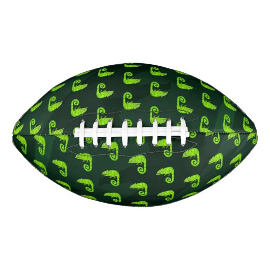 Ballon De Foot Caméléon vert mignon (Devant)