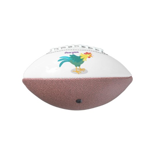 Ballon De Foot Caricature amusante du coq à rames (Tourné à 270°)