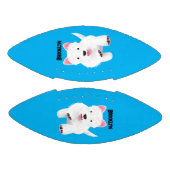 Ballon De Foot Caricature blanche de terrier de l'ouest (Panneaux)