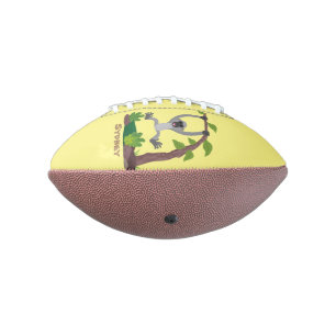 Ballon De Foot Caricature de bande de gibbon joyeux
