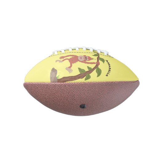 Ballon De Foot Caricature de bébé orangoutan joyeux (Tourné à 270°)