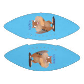 Ballon De Foot Caricature de chipmunk à grosses joues mignonnes (Panneaux)