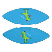 Ballon De Foot Caricature de dinosaure vert t rex (Panneaux)