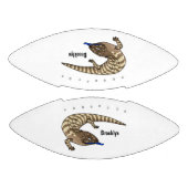 Ballon De Foot Caricature de lézard rouge (Panneaux)