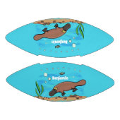 Ballon De Foot Caricature de natation de Cute platypus (Panneaux)