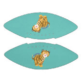 Ballon De Foot Caricature de petit tigre joyeux (Panneaux)