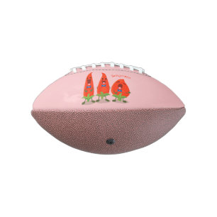Ballon De Foot Caricature de piments chantants mignons