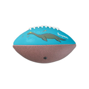 Ballon De Foot Caricature de plesiosaure, monstre marin mignon et