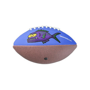 Ballon De Foot Caricature de poisson de Piranha