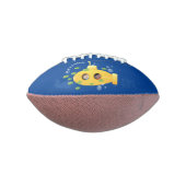 Ballon De Foot Caricature de poisson sous-marin jaune mignon (Tourné à 90°)