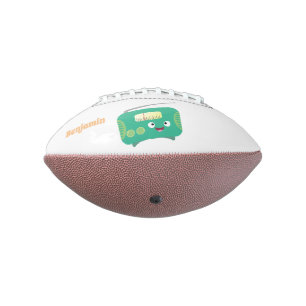 Ballon De Foot Caricature de radio rétro amusante