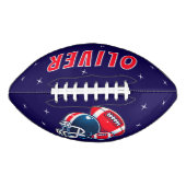 Ballon De Foot Caricature du casque de balle de football américai (Devant)