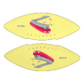 Ballon De Foot Caricature en agrafeuse rouge pâle (Panneaux)