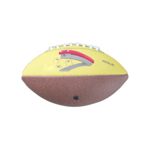 Ballon De Foot Caricature en agrafeuse rouge pâle