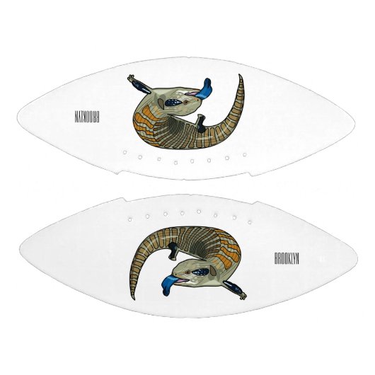 Ballon De Foot Caricature en bleu (Panneaux)