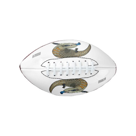 Ballon De Foot Caricature en bleu (Devant)