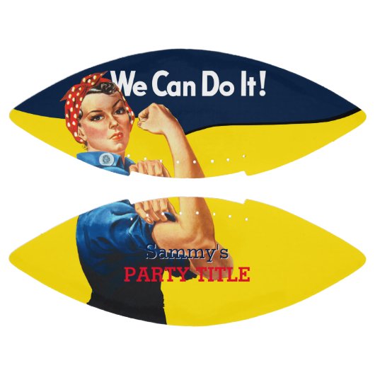 Ballon De Foot C'est votre Rosie Party personnalisée Personnalise (Panneaux)