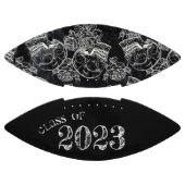 Ballon De Foot Chaleur Rose crâne | Funky Gothic Grunge Graduatio (Panneaux)