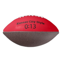 Ballon De Foot Chefs de Kansas City 13 secondes de football
