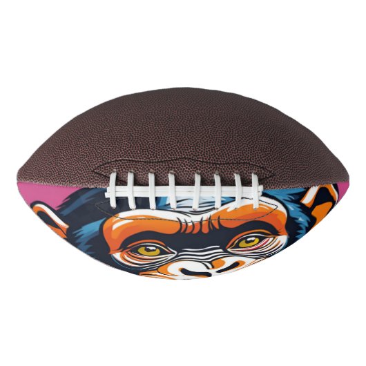 Ballon De Foot Chimpanzé fou mignon (Devant)