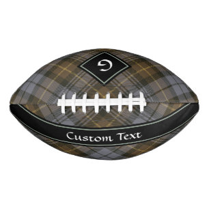 Ballon De Foot Clan Gordon Tartan Patiné Football