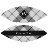 Ballon De Foot Clan MacFarlane Tartan noir et blanc (Panneaux)