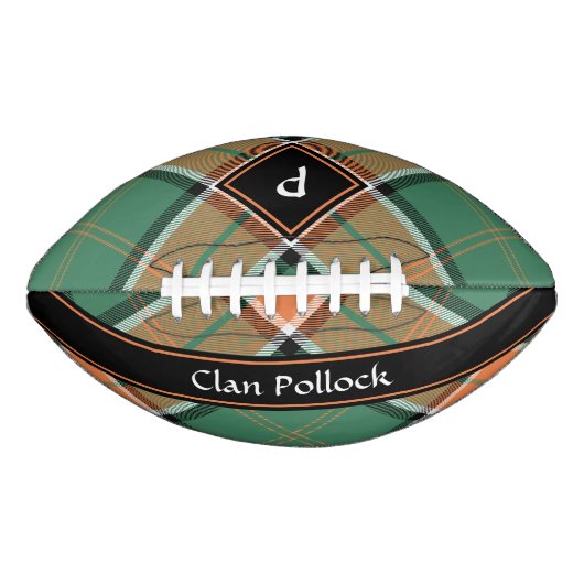 Ballon De Foot Clan Pollock Tartan Football (Devant)