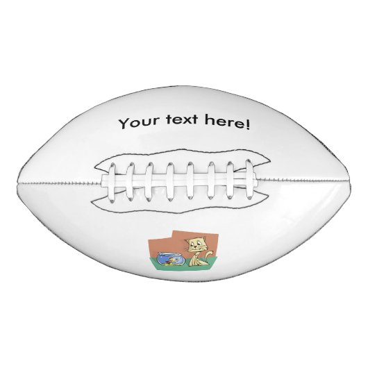 Ballon De Foot Clipart de chat et de poisson (Devant)