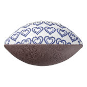 Ballon De Foot Coeur bleu saphir (Tourné à 270°)
