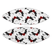 Ballon De Foot Coeur d'Halloween avec ailes de chauve-souris noir (Panneaux)