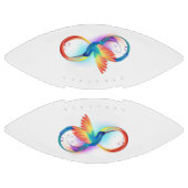 Ballon De Foot Colibri arc-en-ciel avec symbole Infinity (Panneaux)