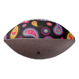 Ballon De Foot Coloré Paisley sans couture Motif