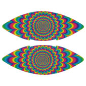 Ballon De Foot Conception abstraite de l'arc-en-ciel psychédéliqu (Panneaux)