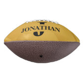 Ballon De Foot Conception de photo de père et fils avec initiale (Tourné à 270°)