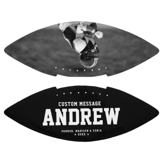 Ballon De Foot Cool Moderne Diplôme Anniversaire Cadeau Photo (Panneaux)