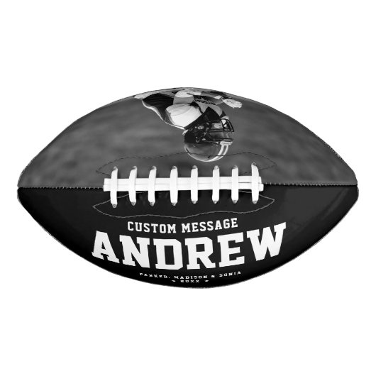 Ballon De Foot Cool Moderne Diplôme Anniversaire Cadeau Photo (Devant)