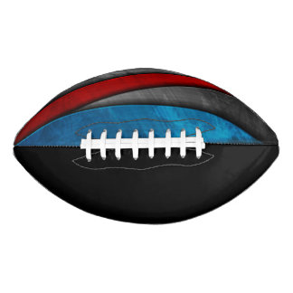 Ballon De Foot Couleurs de l'équipe du collège Rouge/bleu/noir Fo