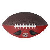 Ballon De Foot Crâne gothique et ravens du gardien Halloween (Devant)