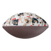 Ballon De Foot Custom 12 Photo Collage “Love You to the End Zone” (Tourné à 90°)