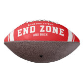 Ballon De Foot Custom 12 Photo Collage “Love You to the End Zone” (Tourné à 270°)