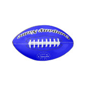 Ballon De Foot Custom 2 Panel Football with Text and Logo Design (Devant)