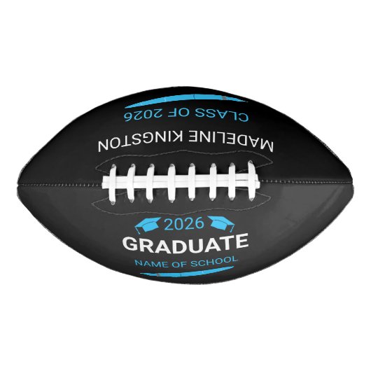 Ballon De Foot Custom College School Graduation 2026 (Devant)