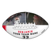 Ballon De Foot Custom Red Football Nom Équipe 2 Photo (Devant)