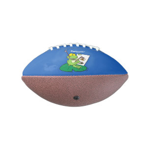 Ballon De Foot Cute funny green frog cartoon illustration