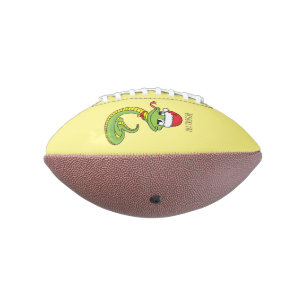 Ballon De Foot Cute serpent vert avec chapeau santa dessin animé